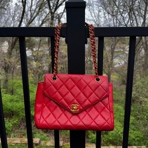 Chanel Timeless Quilted Envelope Flap Bag